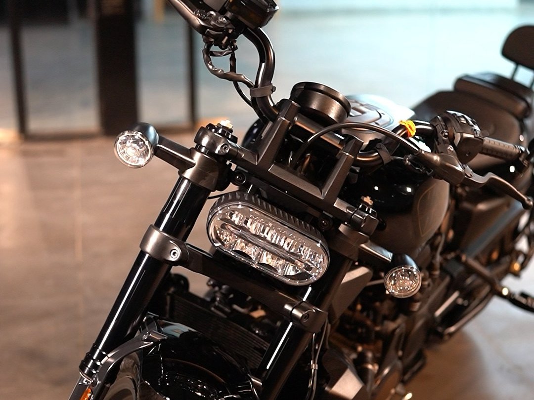 Harley-Davidson motorcycle at Gear Heads, Patna